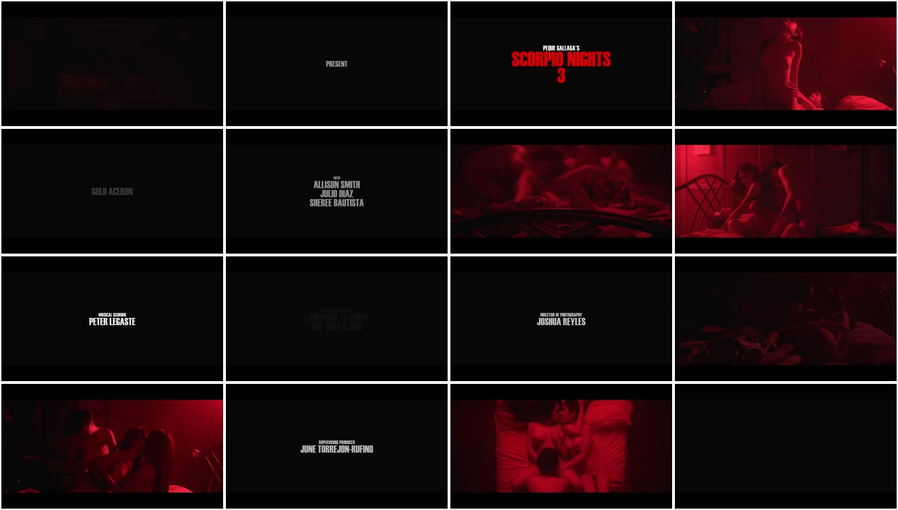 Scorpio Nights Sex Scene #1 | Aica Veloso, Amanda Avecilla, Gold Aceron